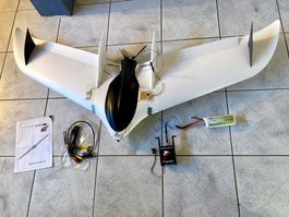 Aile volante ZETA FX-61 FPV 1.8 - avion rc - sans accu LiPo
